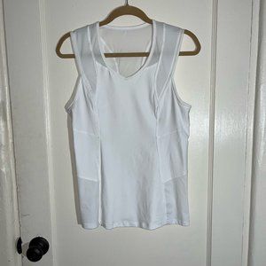 lululemon Women's white athletic Tank Top; size medium
